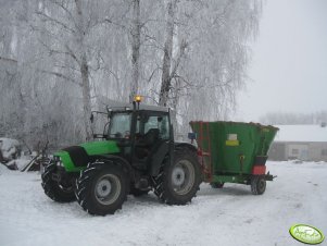 Deutz - Fahr Agrofarm 420 + Pronar VMP - 10