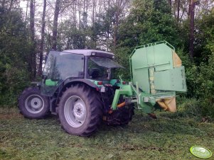 Deutz - Fahr Agrofarm 420 + SaMasz 1,85