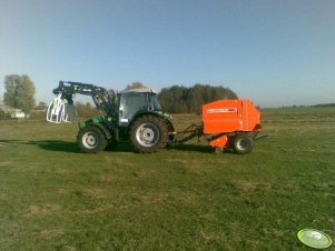 Deutz-Fahr Agrofarm 420 + Warfama Z-543