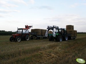 Deutz Fahr Agrofarm 420 & Zetor 7340