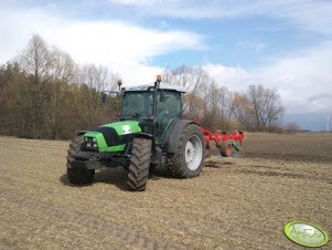 Deutz Fahr Agrofarm 430 TTV & Unia Tur 3+1 