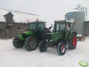 Deutz Fahr Agrofarm TTV 430 + Fendt 306 LS