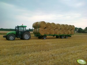 Deutz Fahr Agroplus 100 + Pronar T-023