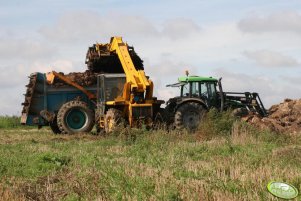 Deutz Fahr Agroplus 95 + rozrzutnik obornik