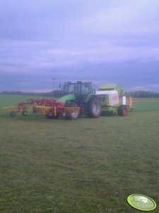 Deutz Fahr Agroton 135 + zgrabiarka + prasoowijarka