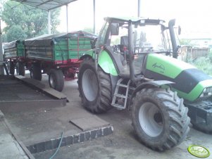 Deutz-Fahr Agrotron 140 + Metal Tech DB8000 x2