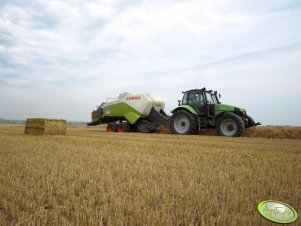 Deutz-Fahr Agrotron 200 + Claas Quadrant 3400