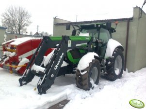 Deutz - Fahr Agrotron K110 + Quicke Q65