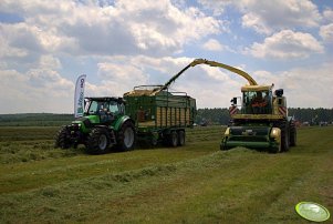 Deutz-Fahr Agrotron K430 + Krone AX280GD + Krone Big X850