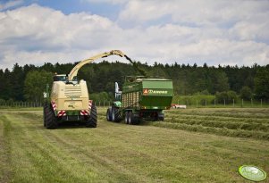 Deutz-Fahr Agrotron K430 + Krone AX280GD + Krone Big X850