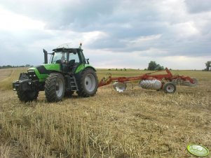 Deutz Fahr Agrotron M650 i Kongskilde Terra X450