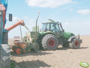 Deutz-Fahr Agrotron TTV 1160 + Amazone ED 601K