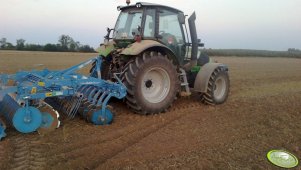 Deutz Fahr  Agrotron TTV 410 + Lemken Rubin 9