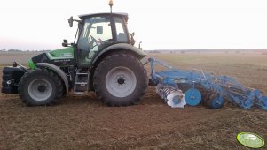 Deutz Fahr  Agrotron TTV 410 + Lemken Rubin 9