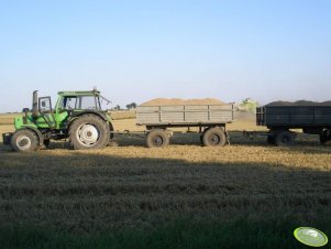 Deutz Fahr DX 110 + 2x Przyczepa & Claas Dominator 86