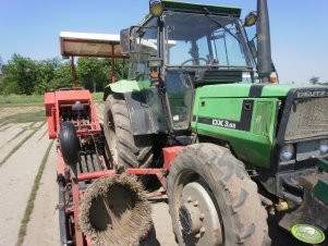 Deutz Fahr Dx 3.65 + kombajn do trawy.