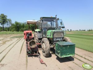 Deutz Fahr Dx 3.65 + kombajn do trawy