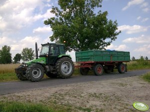 Deutz Fahr DX 4.57+ przyczepa 12 ton.