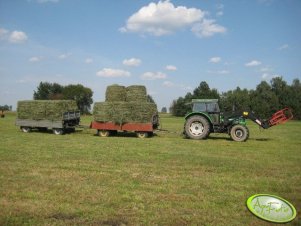 Deutz Fahr DX 6.05 + przyczepy