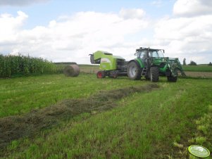 Deutz Fahr K110 + Claas Rollant 350Rc