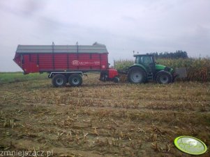 Deutz-Fahr k430 i Lely tigo 60 RD profi