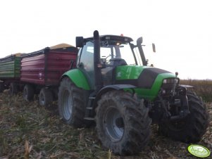 Deutz-Fahr M 640 + Wielton + Strautmann 