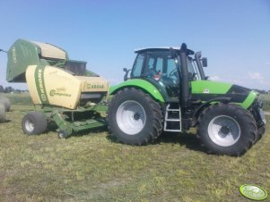 Deutz Fahr M620 & Krone Comprima V150XC