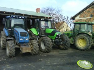 Deutz Fahr TTV 620, JD i Pronar