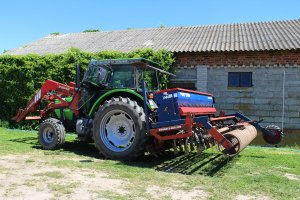 Deutz-Fahr DX 4.50 + Doublet-Record & Nordsten Kulti-Seeder Thrige Agro