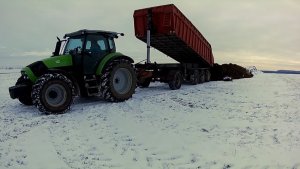 Deutz Fahr agrotron k610 +Naczepa