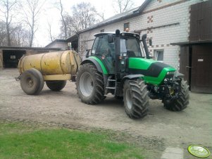 DeutzFahr Agrotron M600 + Veenhuis 4000l