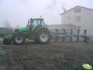 DF Agrotron 155 z pługiem Overum Xcelsior Dx