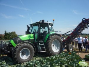 DF Agrotron K610 + kombajn do kapusty