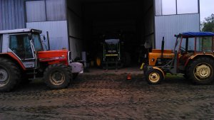 John Deere 5100r&Massey Ferguson 3050&Ursus c-330