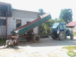 Dmuchawa + przyczepa + Mtz 82