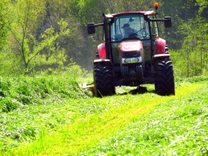 Case farmall 105u & Samasz