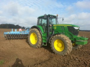 John Deere 6170M + Lemken Rubin 6m