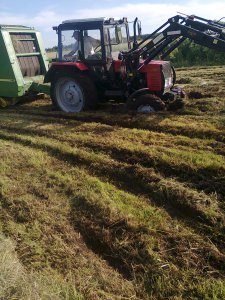 Belarus 820 & John deere 550