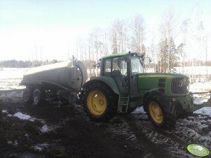 John Deere 6530 + Meprozet 10000 litrów 