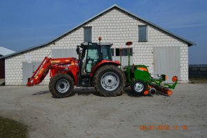 Massey Ferguson 5435 & Amazone D9 Super 3000