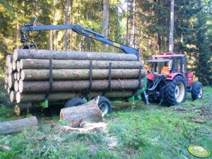 Zetor 9540 + PD80-Ryś350TH