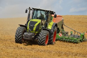 Claas Axion 940 & Amazone Cirrus 6003-2