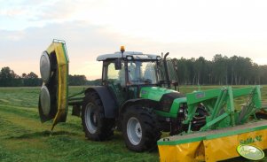 Deutz Fahr Agrofarm 430 DT+ Samasz 2.10+ Samasz 2.65