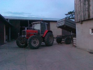 Massey Fergusson 3655 & Kirowiec 9t