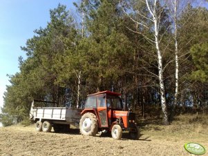 Massey Ferguson MF 255 & Rozrzutnik tandem 6t