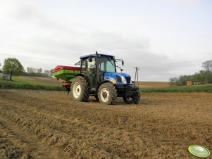 New Holland T4020 + Unia Group MXL 1200