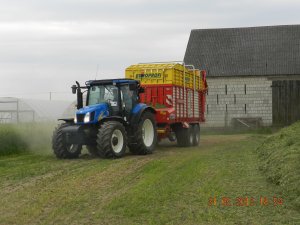 New Holland t6020 delta i Pottinger Europrofi 5000