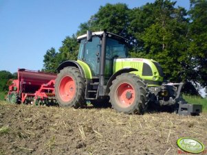 Claas Ares 657 ATZ + Unia Ares TL + Polonez D