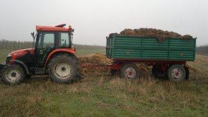 Kioti Dk 551c + przyczepa