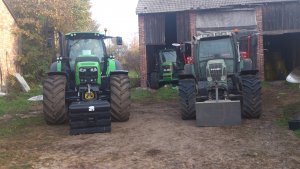 Fendt 716, John Deere 6230 i Deutz Fahr 7250 TTV